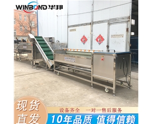 2020全自動紅薯清洗機(jī) 華邦機(jī)械 紅薯清洗風(fēng)干成套設(shè)備