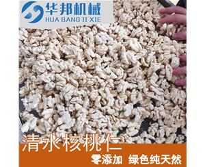 2021款純物理核桃仁去皮機 華邦核桃油加工脫皮機廠 歡迎選購